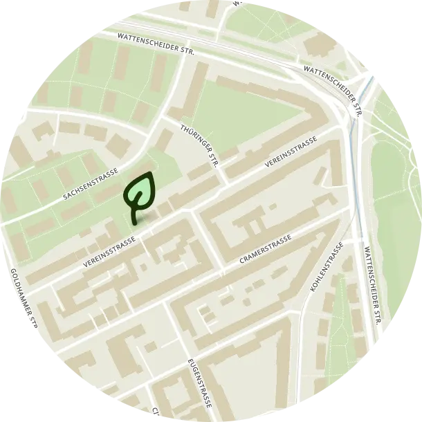 Standort des Gartens auf der Karte